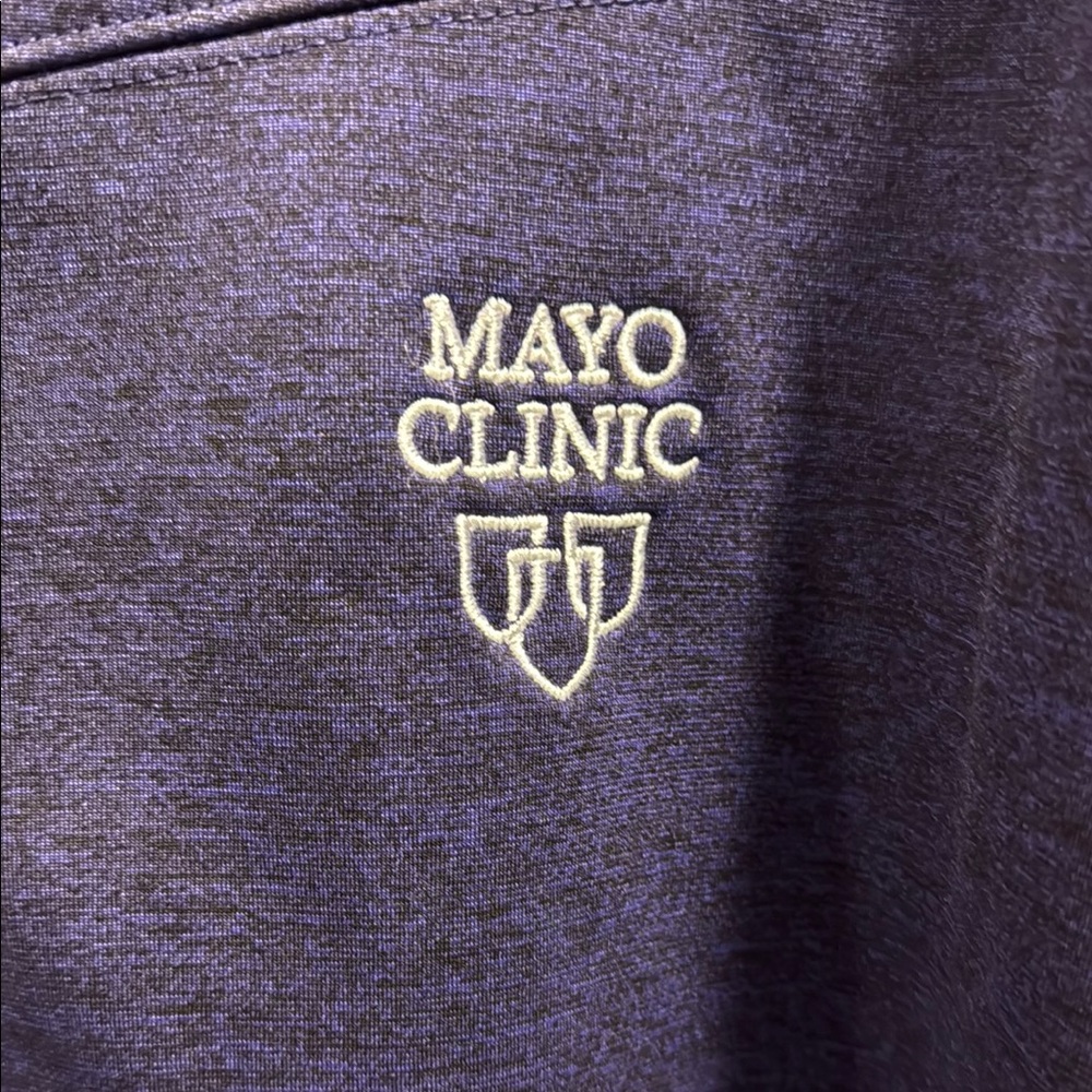 Purple Full-Zip Jacket, embroidered with Mayo Clinic, size 2XL, GUC - Picture 3 of 10